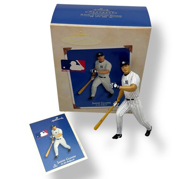Jason Giambi 2003 New York Yankees Hallmark Keepsake Ornament - Picture 1 of 2